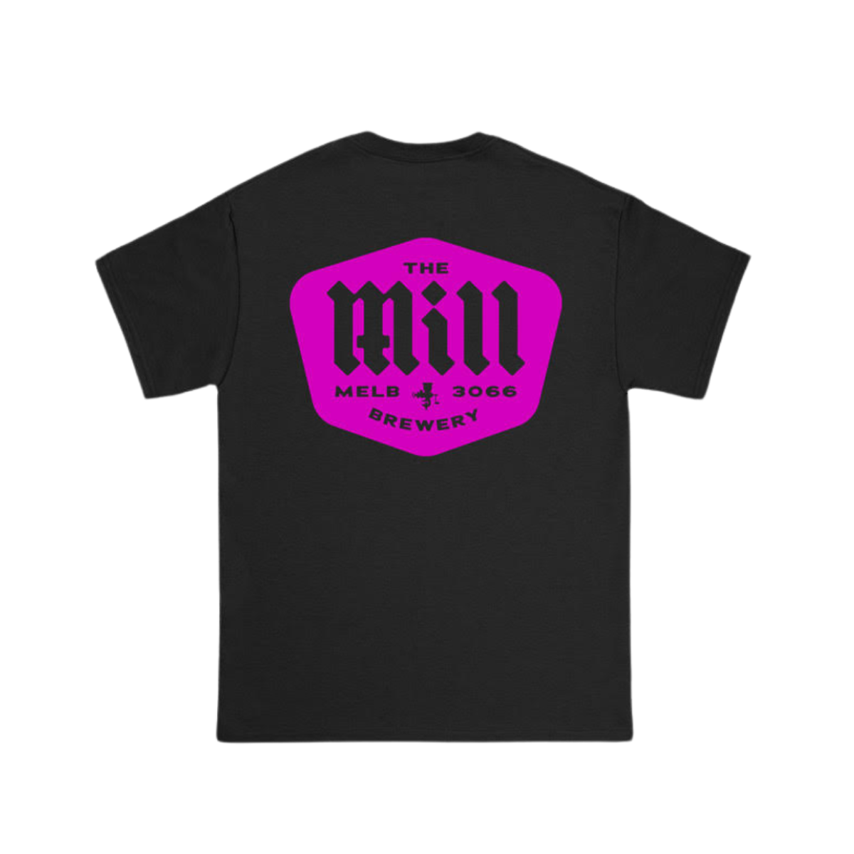 The Mill Brewery Black & Purple Tee