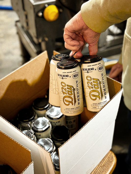 The Mill x Devilbend 120 Day Pilsner