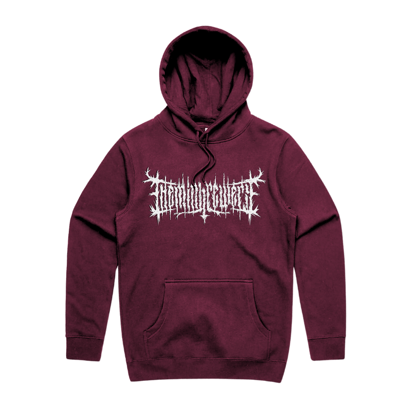 The Mill Brewery Burgundy & White Metal Hoodie