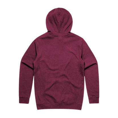The Mill Brewery Burgundy & White Metal Hoodie
