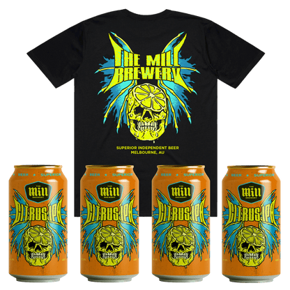 The Mill Brewery Citrus Tee + IPA 4-Pack