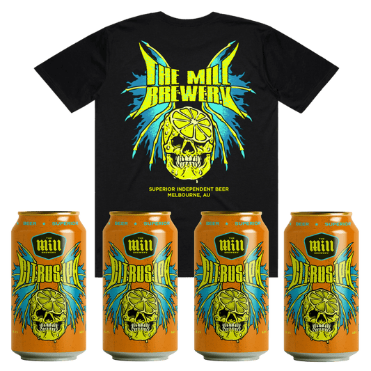 The Mill Brewery Citrus Tee + IPA 4-Pack
